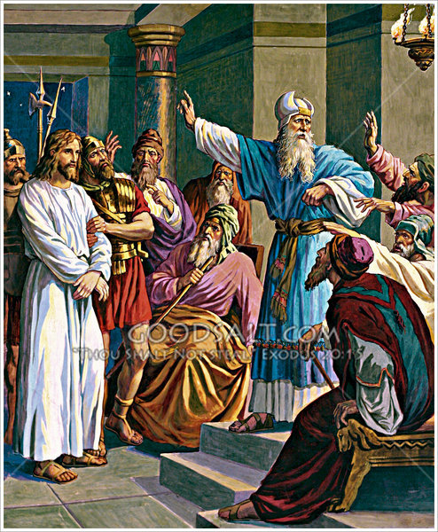 Jesus Before Caiaphas Painting at PaintingValley.com | Explore ...
