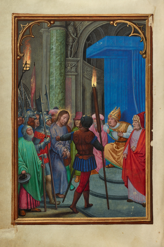 679x1024 Christ Before Caiaphas (Getty Museum) - Jesus Before Caiaphas Painting