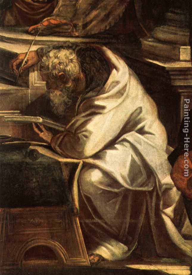 645x923 Jacopo Robusti Tintoretto Christ Before Pilate [Detail 1] Painting - Jesus Before Pilate Painting