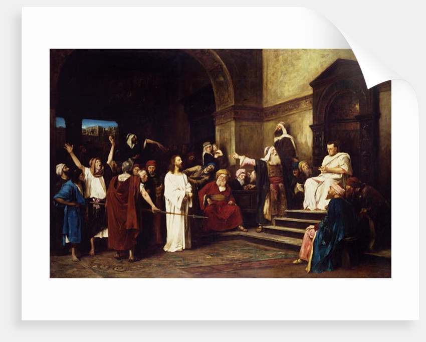 850x682 Christ Before Pilate Posters Amp Prints By Mihaly Munkacsy - Jesus Before Pilate Painting