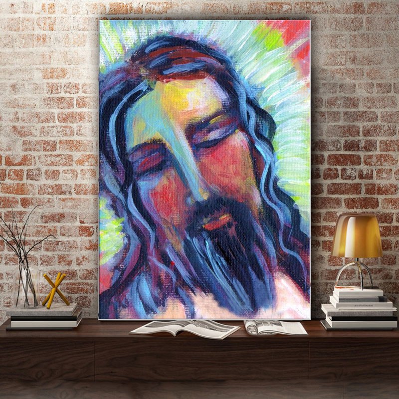 Jesus Canvas Painting at Explore collection of