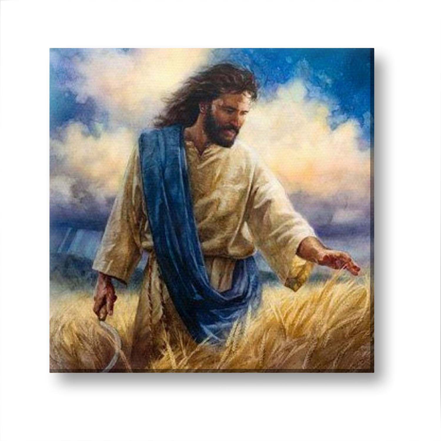 1500x1500 Savior Lord Jesus Canvas Wall Paintings Frame Giftsmate - Jesus Canvas Painting
