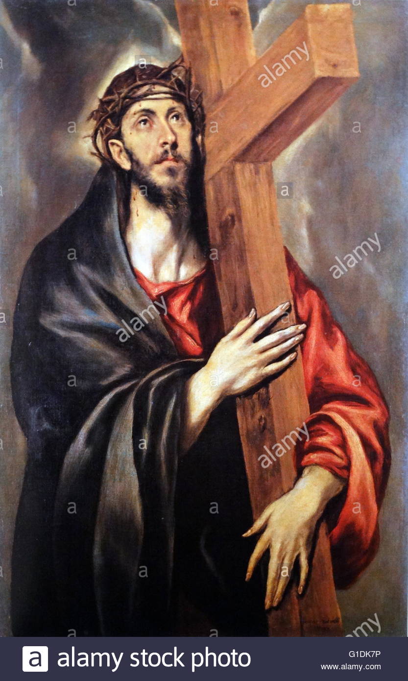 833x1390 Jesus Christ Painting Cross Stock Photos Amp Jesus Christ Painting - Jesus Carrying Cross Painting