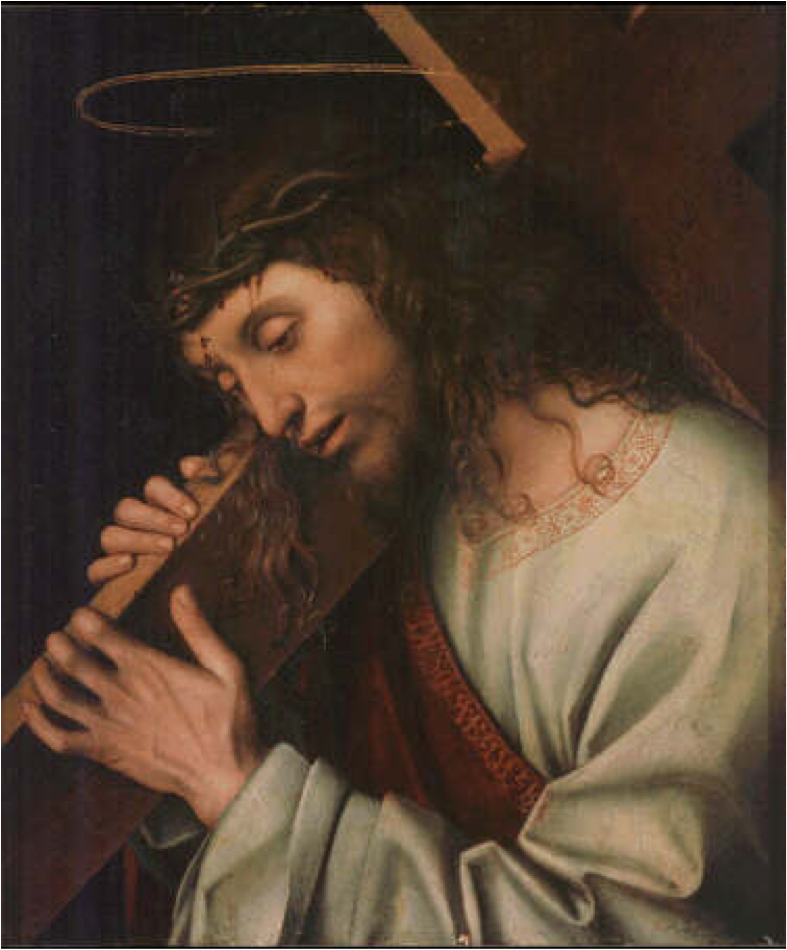 787x950 Jesus Carrying The Cross The Crucifixion Of Christ - Jesus Carrying The Cross Painting