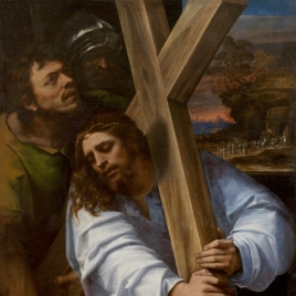 268x268 Jesus Carrying The Cross - Jesus Carrying The Cross Painting