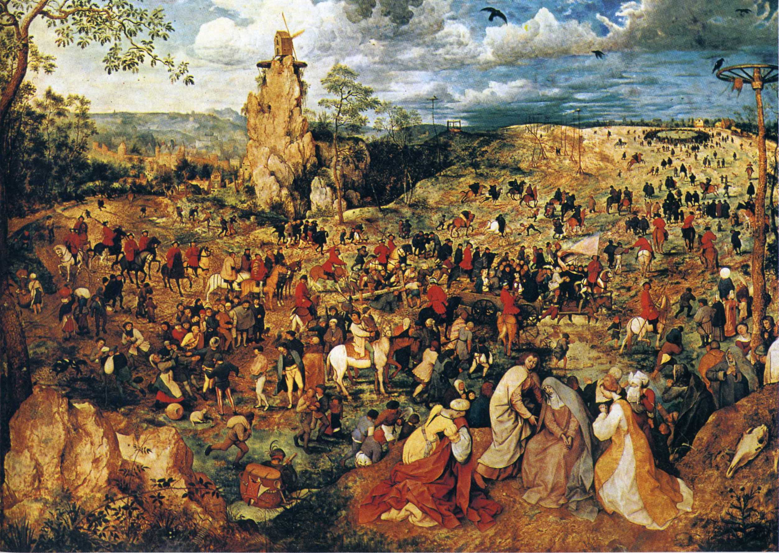 2505x1778 Christ Carrying The Cross, 1485 - Jesus Carrying The Cross Painting