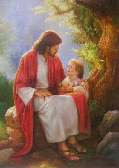 398x560 Sell Painting Of Jesus (Let The Children Come To Me)(Id9854029 - Jesus Child Painting