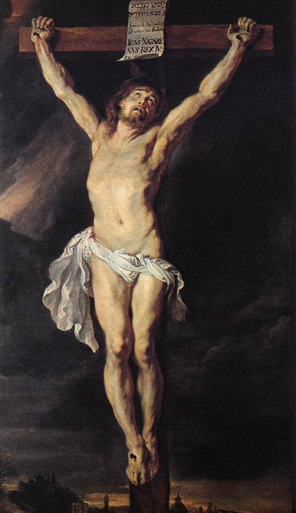 576x1000 Peter Paul Rubens The Crucified Christ Painting - Jesus Christ Crucifixion Painting