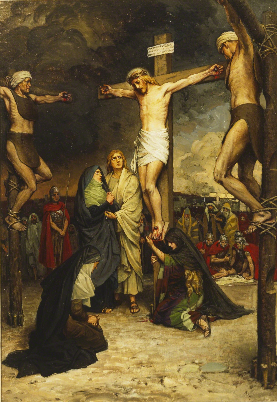 1102x1600 Crucifixion Art Lds 453494 Wallpaper - Jesus Christ Crucifixion Painting