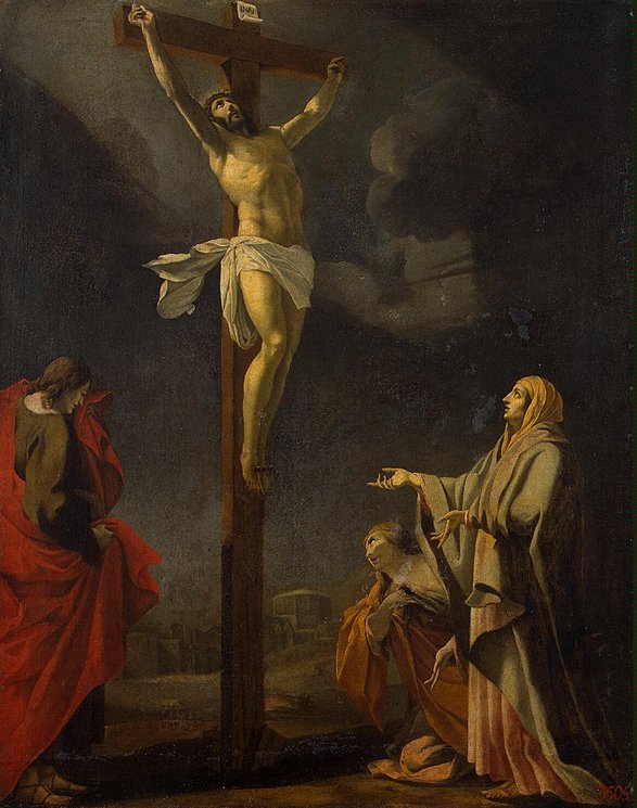 587x745 Crucifixion - Jesus Christ Crucifixion Painting