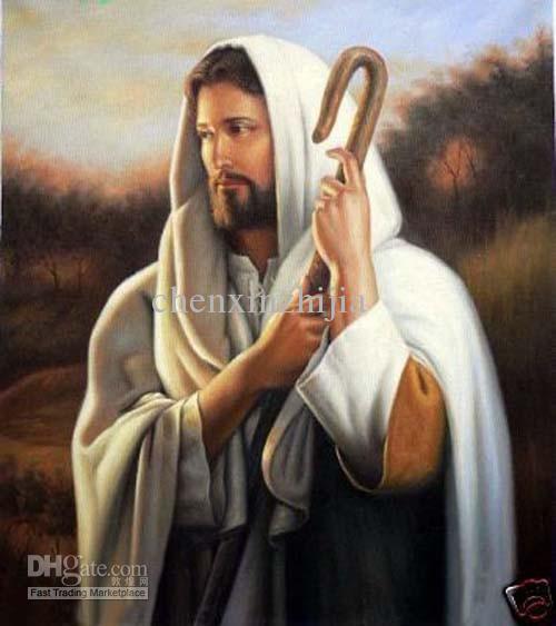 500x563 2018 Art Repro Oil Paintingportrait Jesus Christ 24x36no Framed - Jesus Christ Oil Painting
