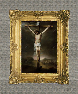 249x300 Old Master Art Oil Painting Antique Jesus Christ On The Cross - Jesus Christ On The Cross Painting