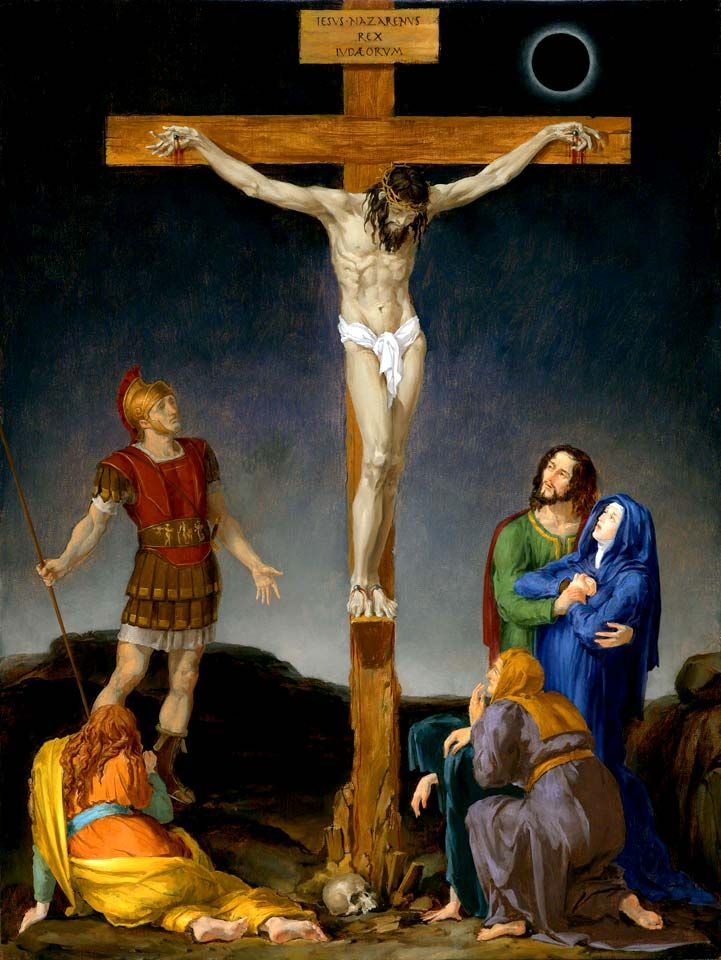 721x960 The 219 Best Treasures Of The Bible Images On Bible - Jesus Christ On The Cross Painting