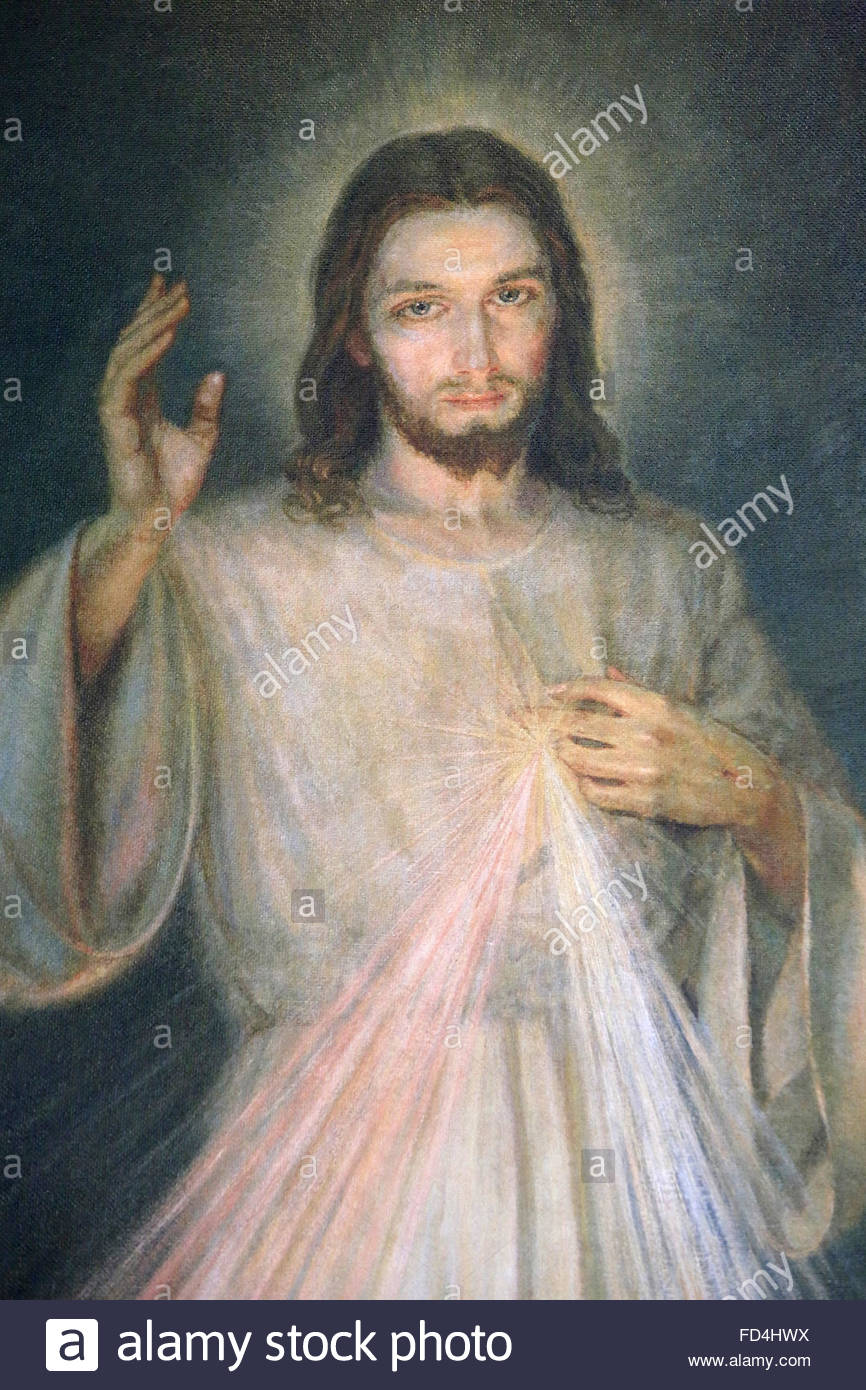 866x1390 Painting. Merciful Jesus Christ Stock Photo 94144230 - Jesus Christ Painting