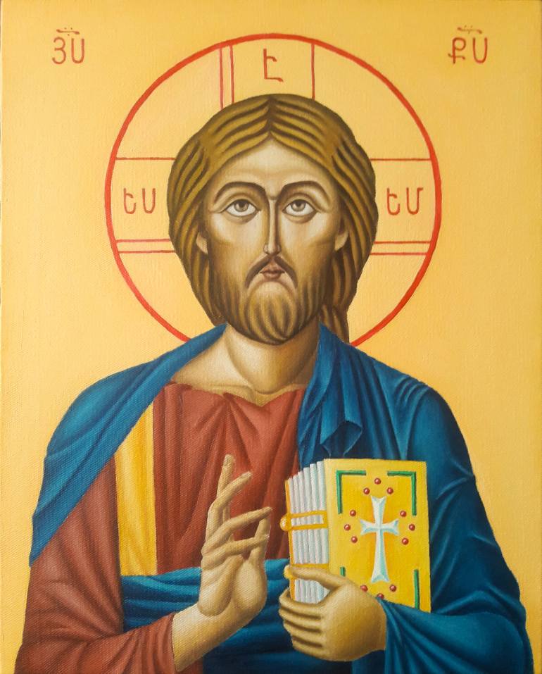 770x957 Saatchi Art Jesus Christ Painting By Harutyun Harutyunyan - Jesus Christ Painting Images