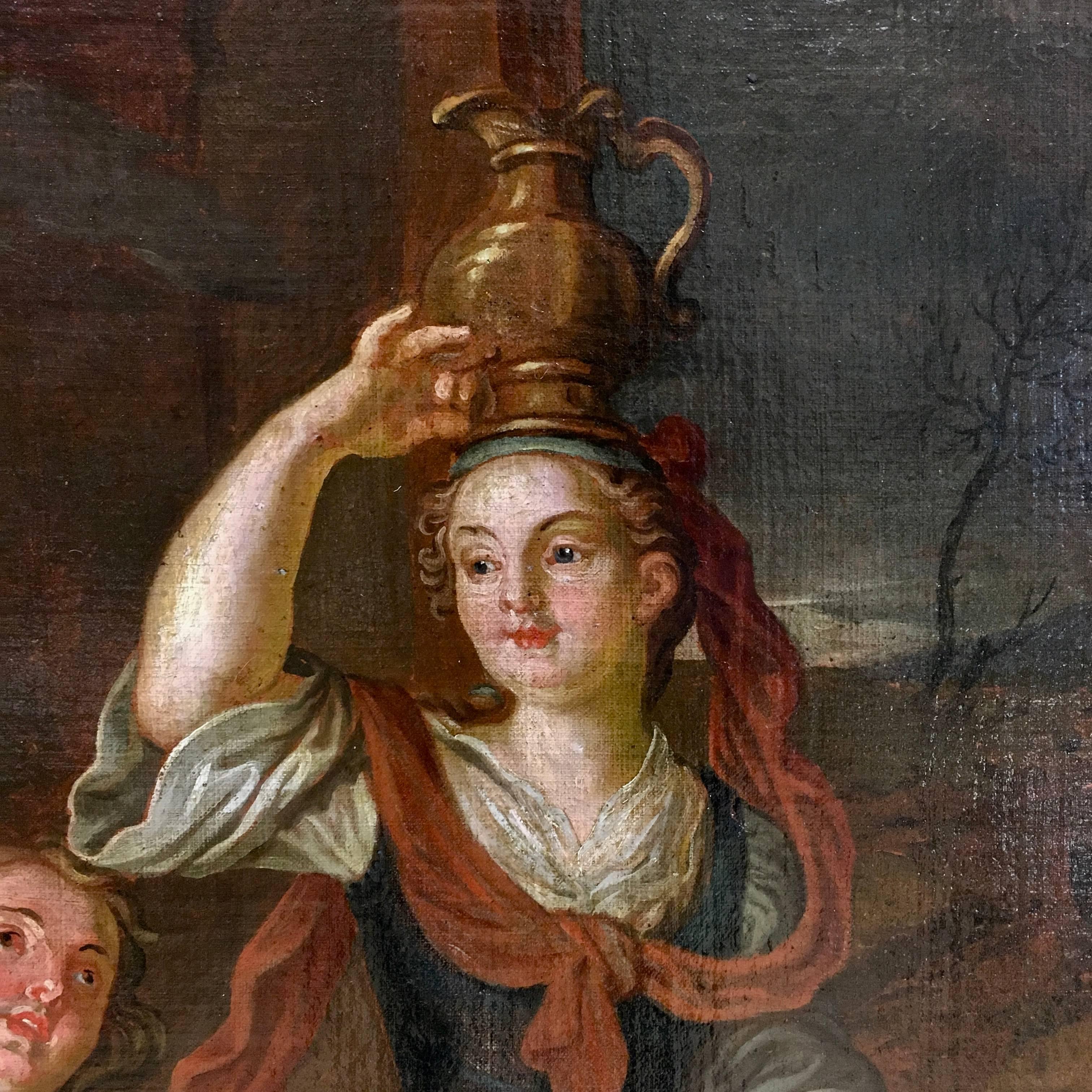 3024x3025 Antique Dutch Painting, Quirinus Van Amelsfoort 1760 1820 Birth - Jesus Christ Painting Images