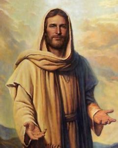 240x300 Del Parson Abide With Me 14x11 Artist Signed Paper Giclee Jesus - Jesus Christ Painting Images