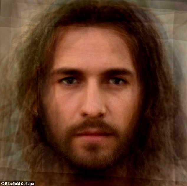634x630 Richard Neave Merges Images Of Actors Who'Ve Played Jesus Christ - Jesus Christ Real Face Painting