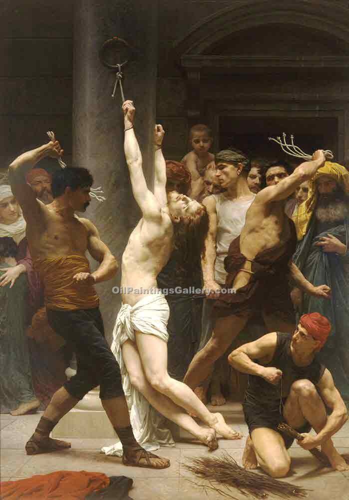 699x1000 The Flagellation Of Our Lord Jesus Christ By Adolphe Bouguereau - Jesus Christ Real Painting