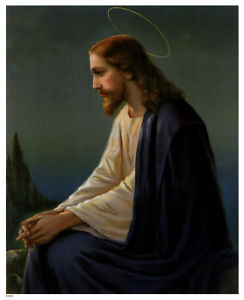 Jesus Christus Painting at PaintingValley.com | Explore collection of ...