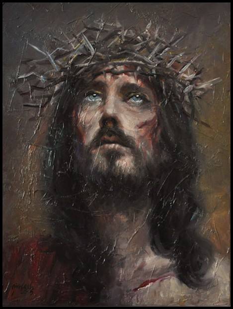 Jesus Christus Painting at PaintingValley.com | Explore collection of ...