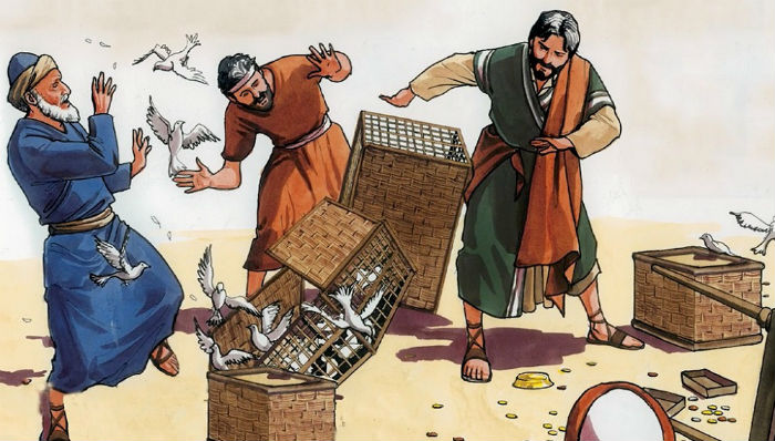 700x398 Matthew 2112 17 Jesus Cleanses The Temple - Jesus Cleansing The Temple Painting