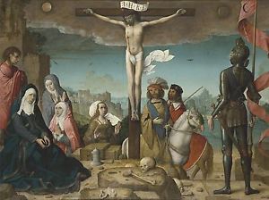300x224 Painting Religious Jesus Crucifixion Flandes Christian Classical - Jesus Death Painting
