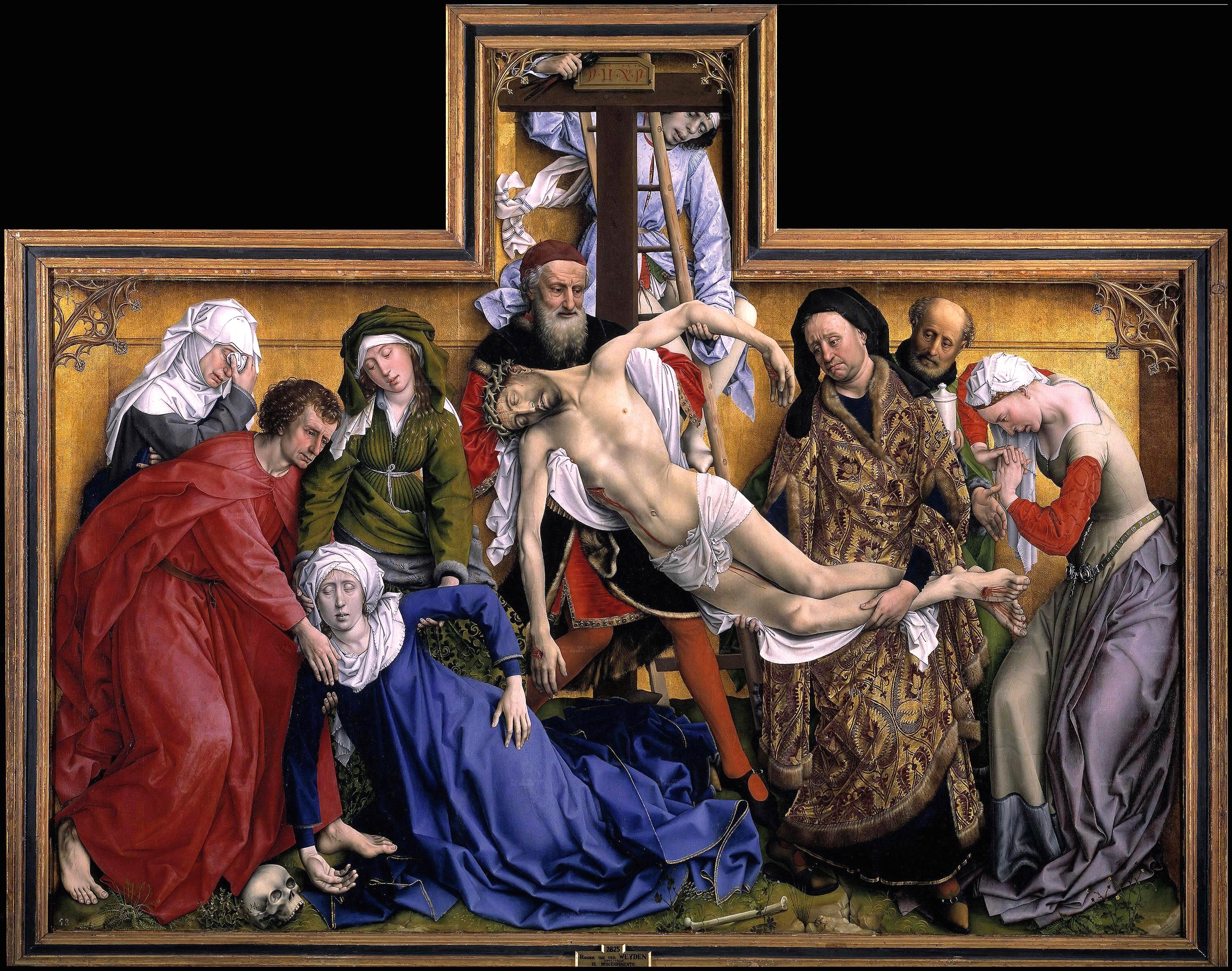 3051x2405 Rogier Van Der Weyden's Review Intensity In Life And Death - Jesus Death Painting