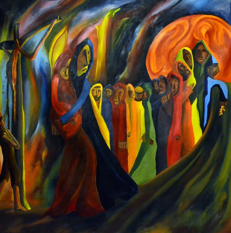 Jesus Death Painting At PaintingValley Com Explore Collection Of   Jesus Death Painting 25 