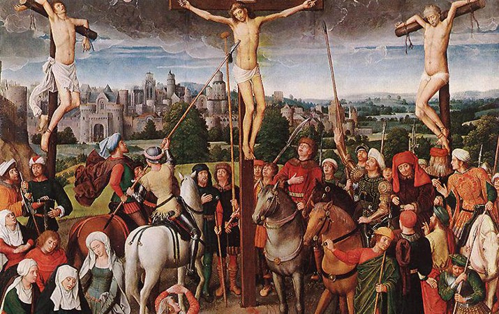 715x451 Jesus On The Cross - Jesus Dying On The Cross Painting