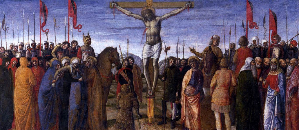 1031x450 The Last 7 Words Of Jesus A Lenten Meditation - Jesus Dying On The Cross Painting