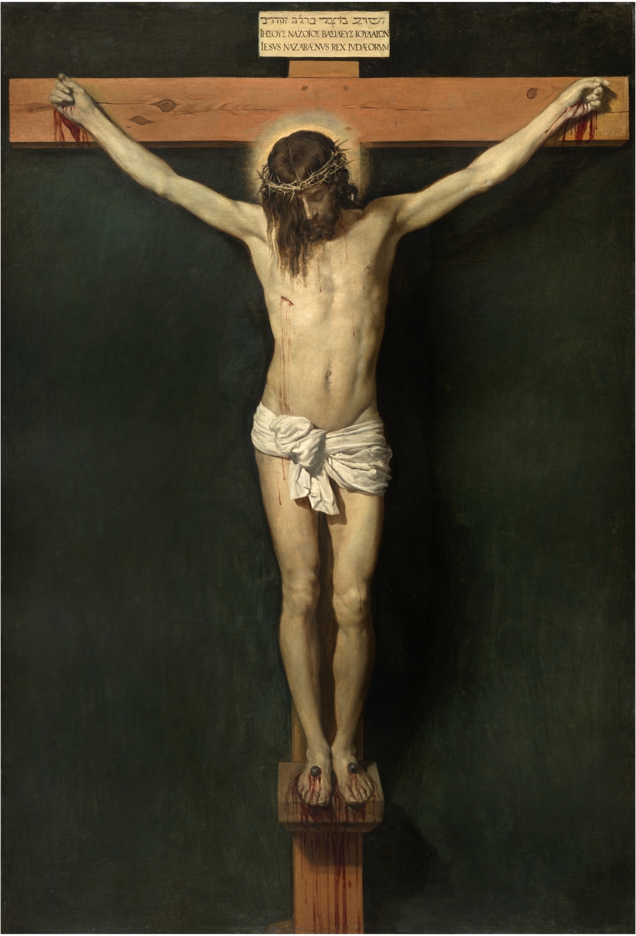 1305x1920 The Crucified Christ - Jesus Dying On The Cross Painting