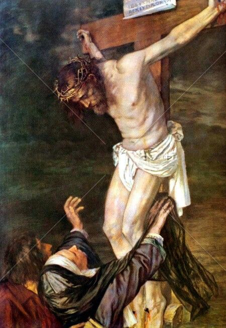 450x652 The Greatest Love Ever Shown Jesus Died For You And Me. Jesus - Jesus Dying On The Cross Painting
