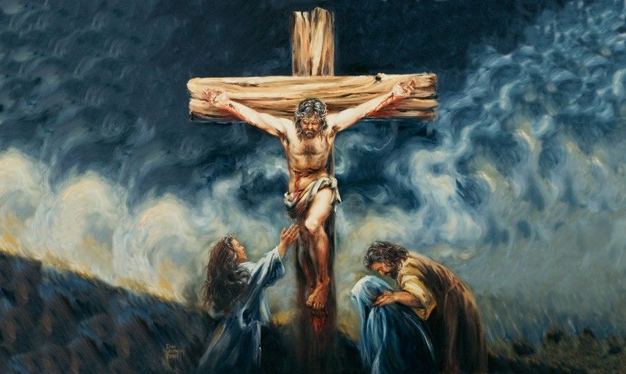 900x538 Image For Jesus Dies On The Cross 2 - Jesus Dying On The Cross Painting