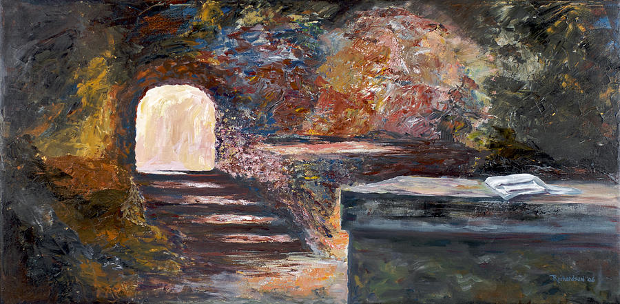 900x441 The Empty Tomb Painting By George Richardson - Jesus Empty Tomb Painting