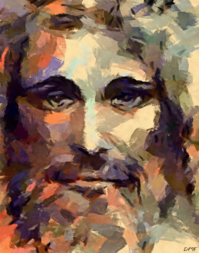 786x1000 J.p. London Design. The Holy Face Of Jesus - Jesus Face Painting