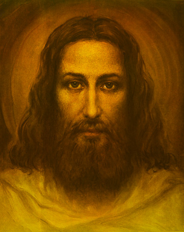360x454 Reproduction, Version 11, From The Shroud Face Of Christ Sale! - Jesus Face Painting