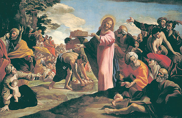 600x388 4 Views On The Significance Of The Feeding Of The 5000 Jesus - Jesus Feeds 5000 Painting