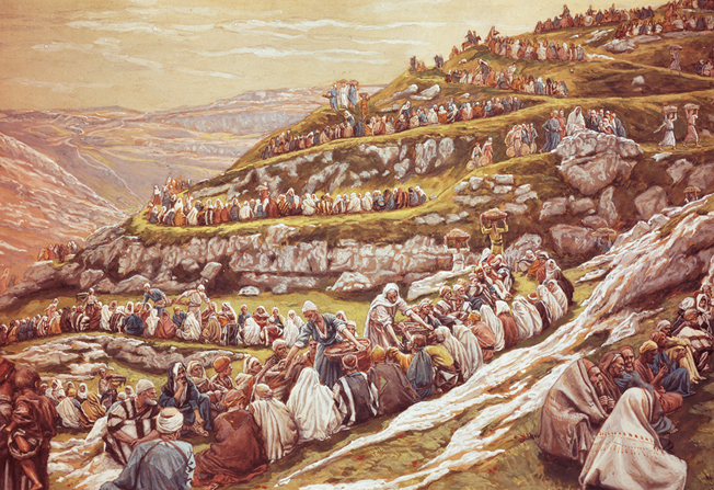 652x447 Feeding The Five Thousand (The Miracle Of The Loaves And Fishes) - Jesus Feeds 5000 Painting