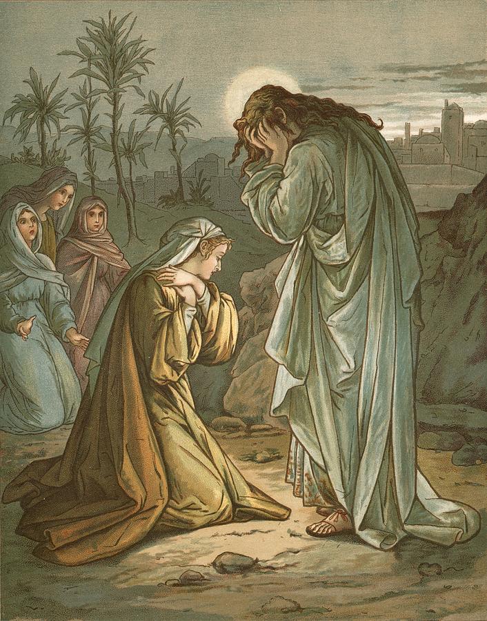 706x900 Christ In The Garden Of Gethsemane Painting By John Lawson - Jesus Gethsemane Painting