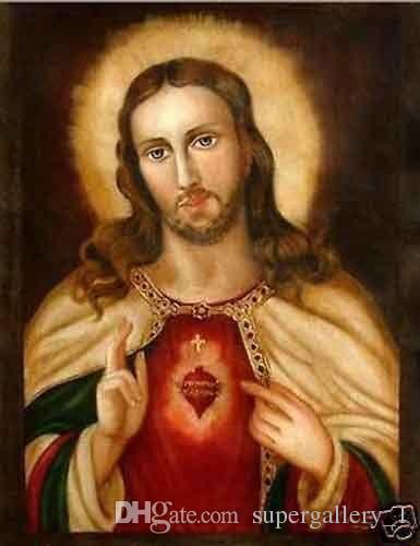 385x500 2018 Respected Jesus,genuine High Quality Handpainted Classic Art - Jesus Hand Painting