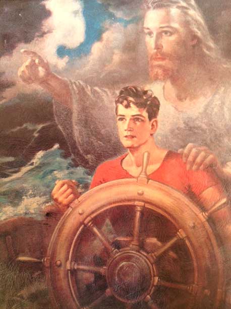 458x613 God's Hand On His Shoulder Joni's Blog Blog Joni And Friends - Jesus Hand Painting