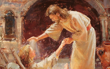 374x234 Jesus Heals - Jesus Healing Painting