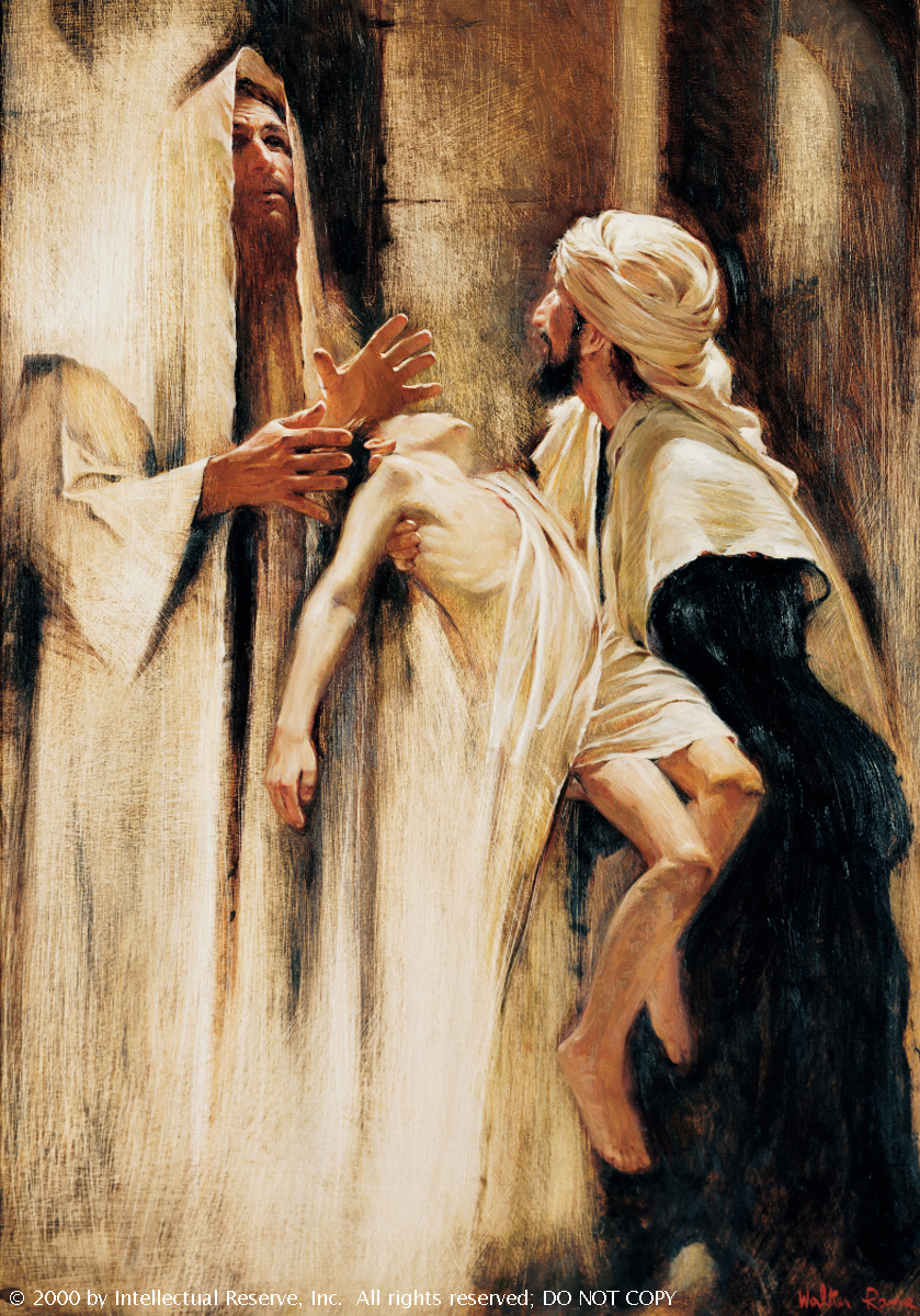 839x1200 Master, I Have Brought Unto Thee My Son - Jesus Healing Painting
