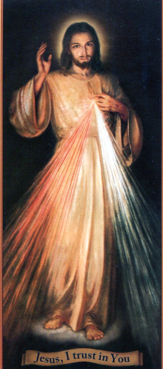 522x1183 Merciful Jesus - Jesus I Trust In You Original Painting