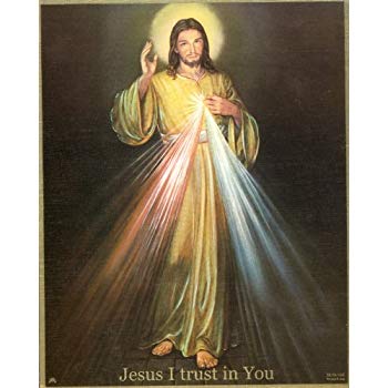 350x350 Original Image Of Divine Mercy - Jesus I Trust In You Original Painting