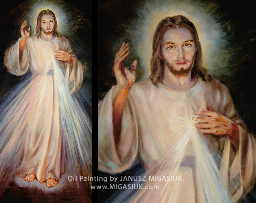 885x700 - Jesus I Trust In You Original Painting