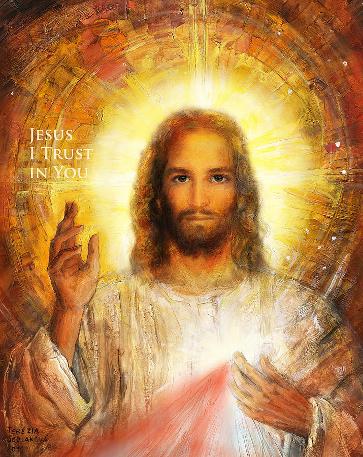 715x900 The Divine Mercy, Jesus I Trust In You - Jesus I Trust In You Painting