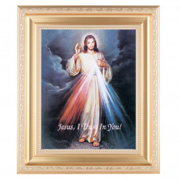 265x265 Divine Mercy Jesus I Trust In You Framed Picture St. Patricks Guild - Jesus I Trust In You Painting