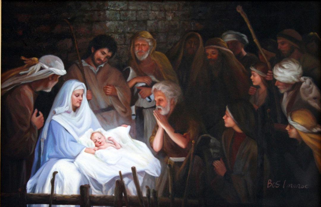 1080x696 Index Of Wp Contentuploads201212 - Jesus In A Manger Painting